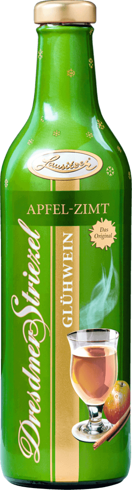 Vorschau: 6x Vorteils-Weinpaket Dresdner Striezel Glühwein Apfel Zimt - Lausitzer