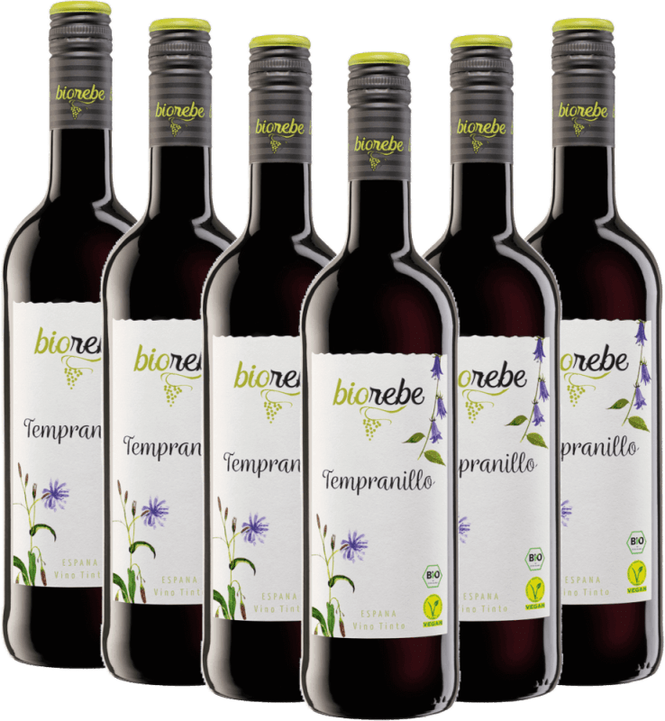 Tempranillo trocken - Biorebe - 6x Vorteilspaket
