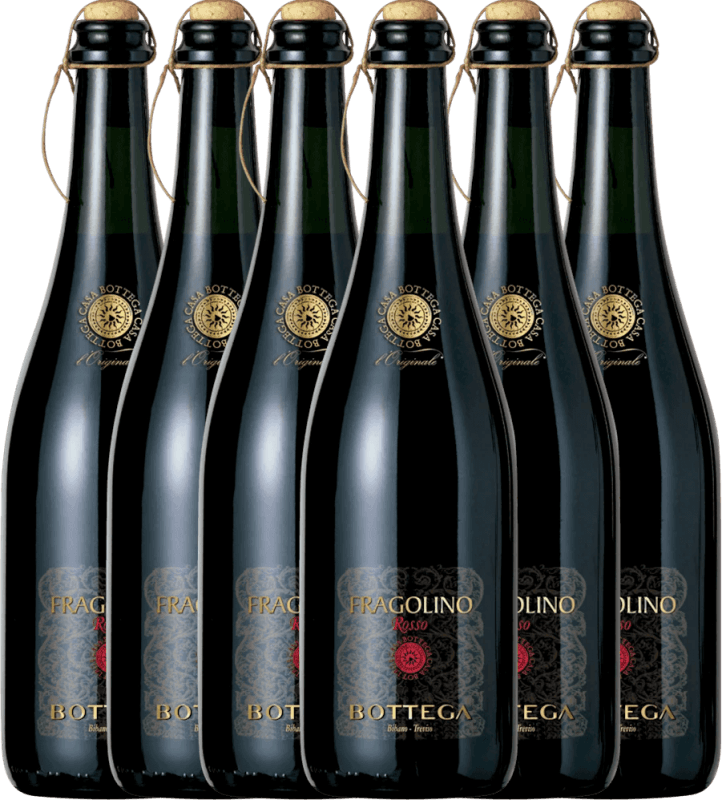 6er Vorteilspaket - Fragolino Rosso Frizzante - Bottega