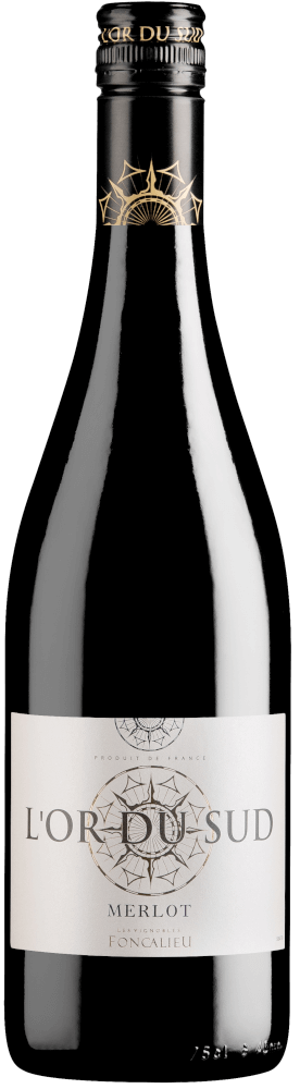 Vorschau: 12 palackos kedvezményes borcsomag – L'Or du Sud Merlot Pays d'Oc IGP – Les Vignobles Foncalieu