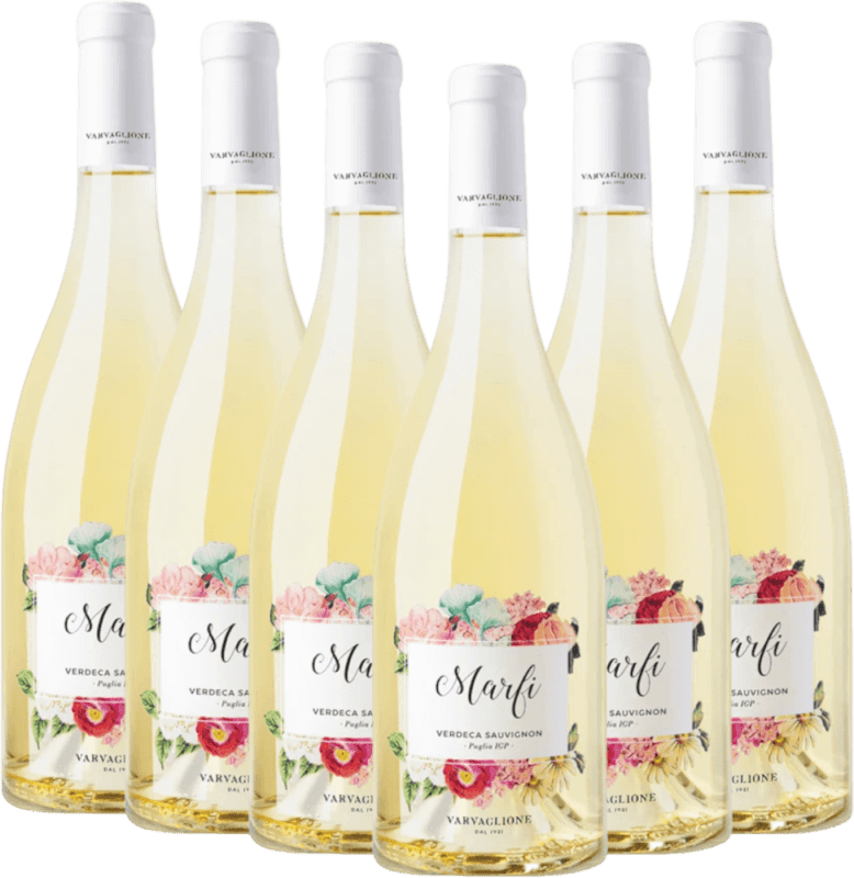 6x Vorteilspaket Marfi Verdeca Sauvignon - Varvaglione
