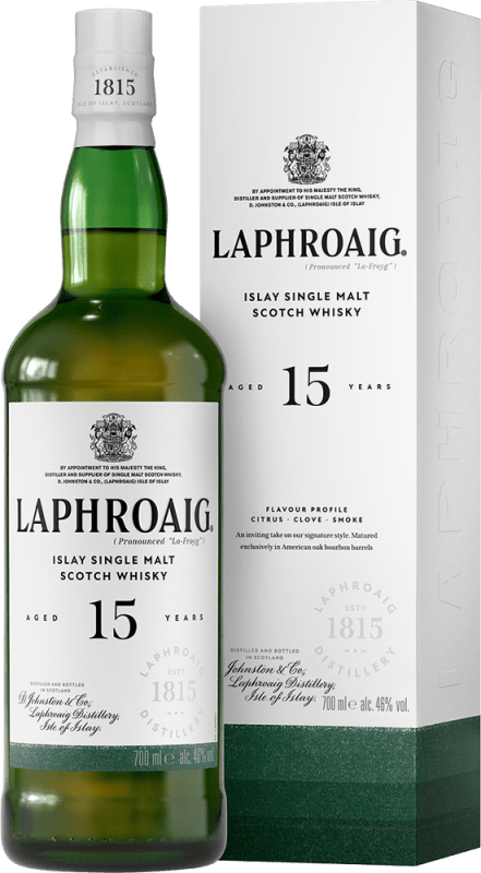 15 Years Old Islay Single Malt in GP - Laphroaig