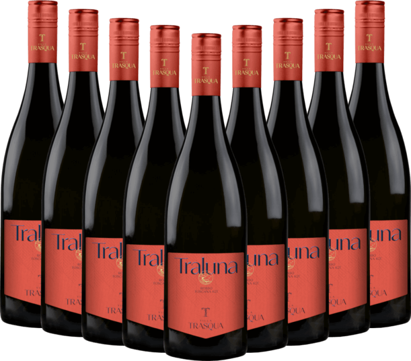 9x Vorteils-Weinpaket Traluna Rosso di Toscana IGT - Villa Trasqua