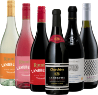 Vorschau: 6 palackos előnyös borcsomag – Lambrusco Olaszországból