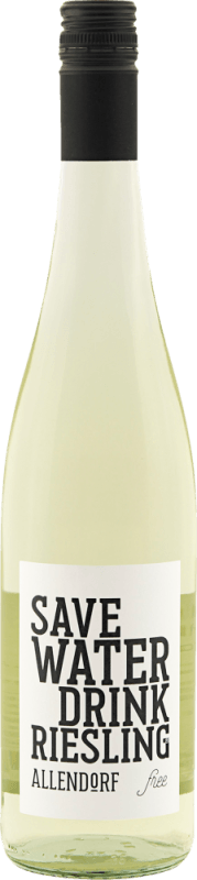 Save Water drink Riesling free - Fritz Allendorf