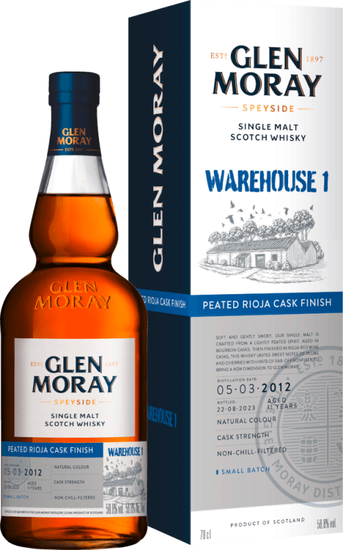 Warehouse 1 2012 Peated Cask Finish Single Malt Whisky - Glen Moray