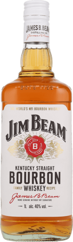White Kentucky Straight Bourbon 1,0l - Jim Beam