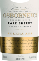 Vorschau: Rare Sherry Solera AOS 0,5 l - Osborne