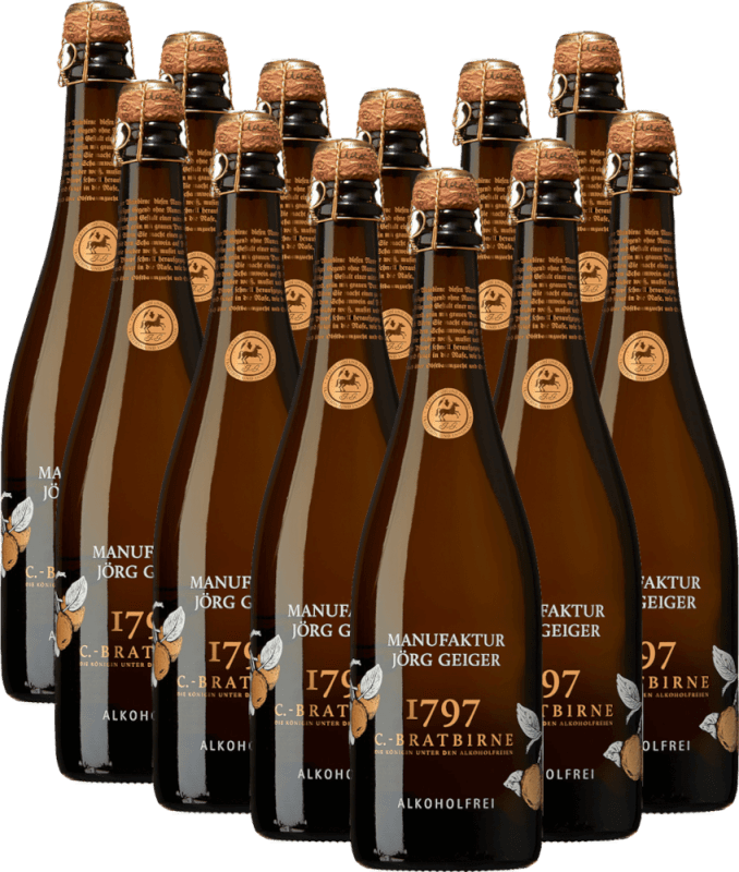 9x Vorteilspaket Champagner-Bratbirne Alkoholfrei - Manufaktur Jörg Geiger
