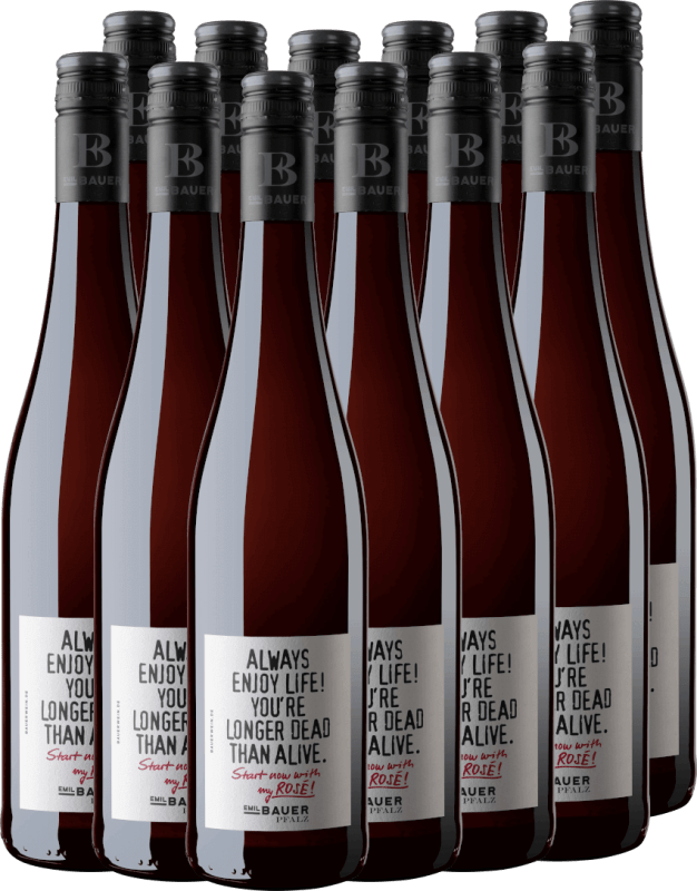 12x Vorteils-Weinpaket Enjoy Rosé trocken - Emil Bauer
