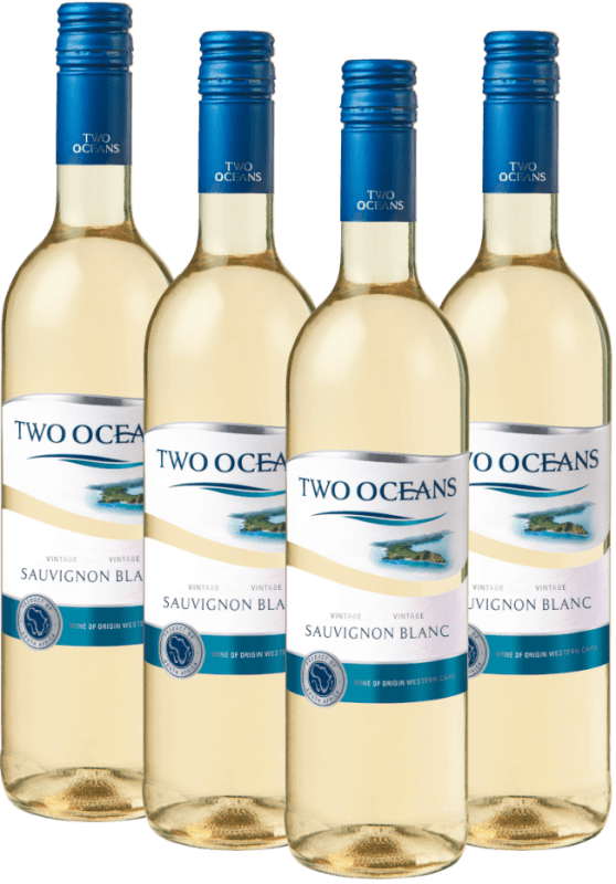 4x Vorteils-Weinpaket Vineyard Selection Sauvignon Blanc - Two Oceans