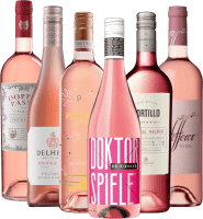 Vorschau: Rosépaket Globetrotter - mit sechs Roséweinen um die Welt