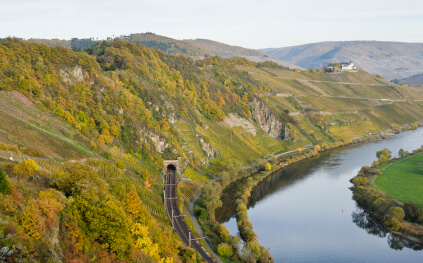 Ősz Moselle loop Pünderich Ősz Moselle loop Pünderich