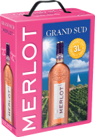 Grand Sud Merlot Rosé 3 l Bag in Box - Les Grands Chais de France