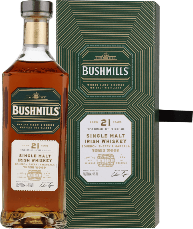 21 Years Old Single Malt Irish Whiskey in GP - Bushmills