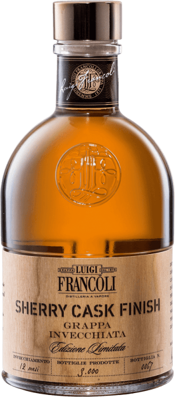 Grappa Sherry Cask Finish 0,5 l - Distillerie Francoli