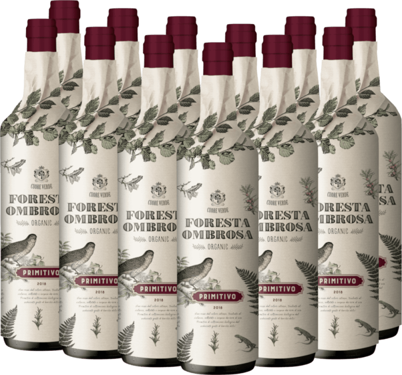 12x Vorteils-Weinpaket Foresta Ombrosa Puglia IGT - Cuore Verde