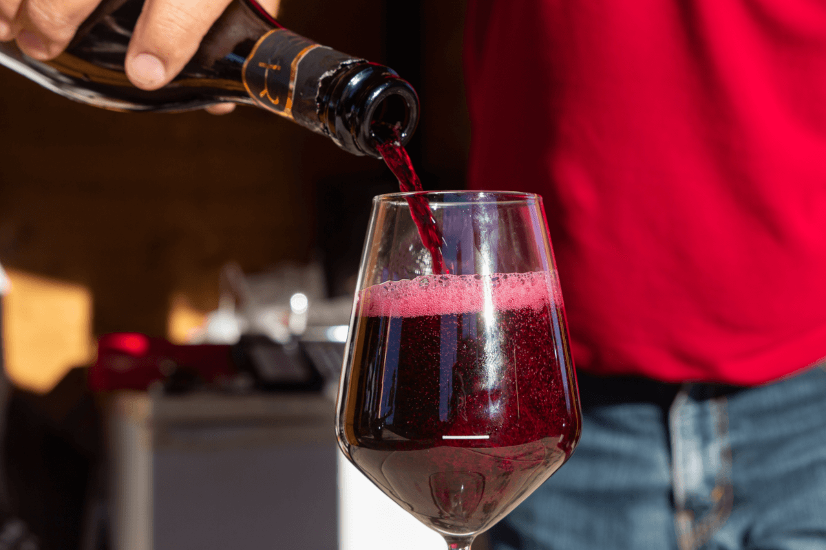 Lambrusco a pohárban Lambrusco a pohárban