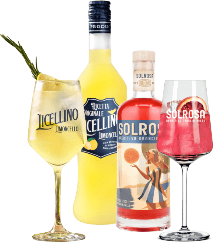 Ropogós nyár Licellino & Solrosa-val – 2x kóstolócsomag 2 pohárral együtt