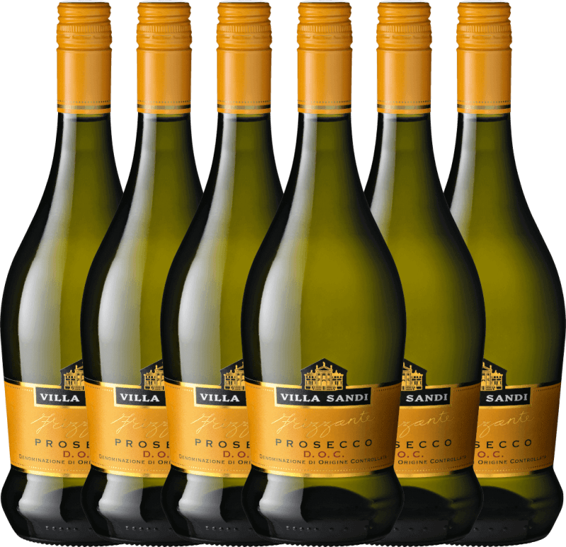 6er Vorteils-Weinpaket - Prosecco Frizzante DOC - Villa Sandi
