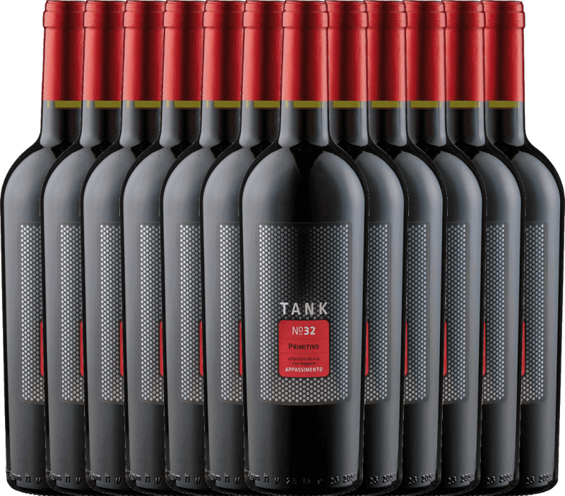 12er Vorteils-Weinpaket - TANK No 32 Primitivo Appassimento - Cantine Minini
