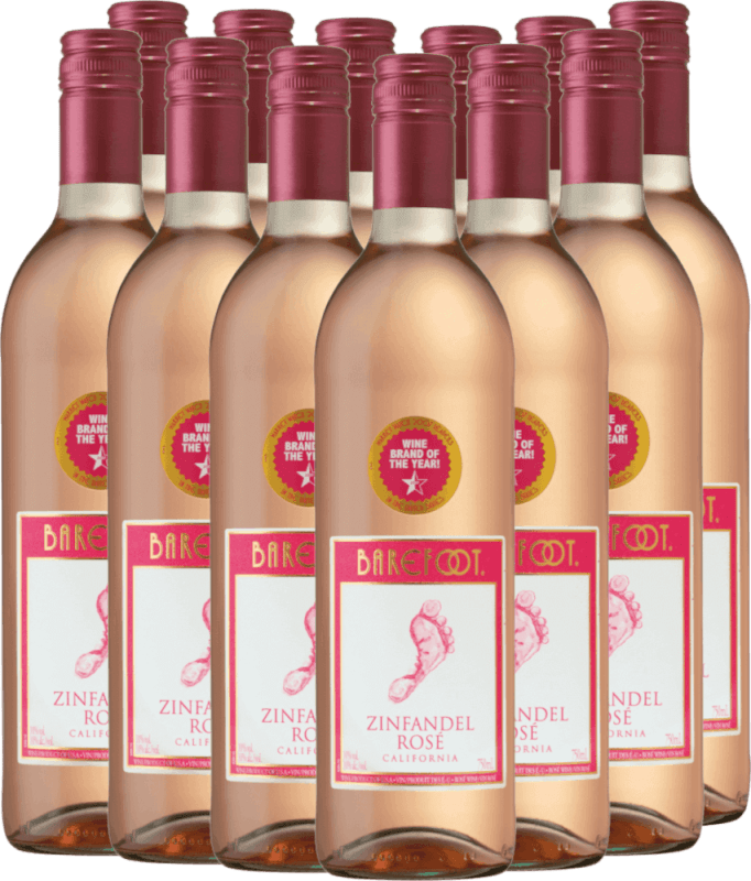 12er Vorteils-Weinpaket - White Zinfandel - Barefoot