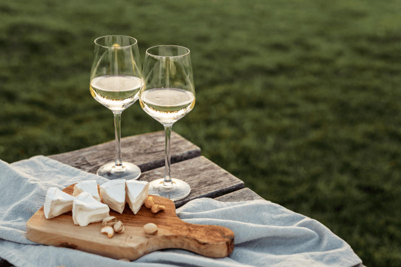 Chardonnay sajttal
