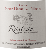 Vorschau: Rasteau AOP - Domaine Notre Dame des Pallieres