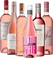 Rosépaket Globetrotter - mit sechs Roséweinen um die Welt