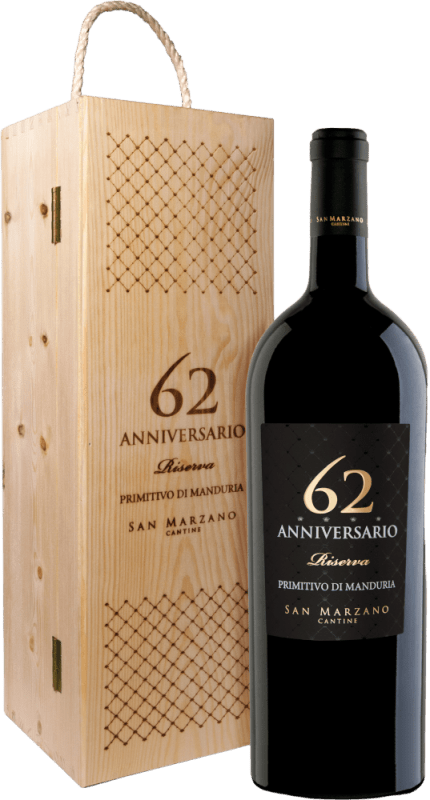 Anniversario 62 Primitivo di Manduria DOC 1,5l Magnum in HK - Cantine San Marzano
