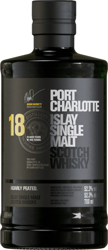Port Charlotte 18YO Islay Single Malt Scotch Whisky - Bruichladdich