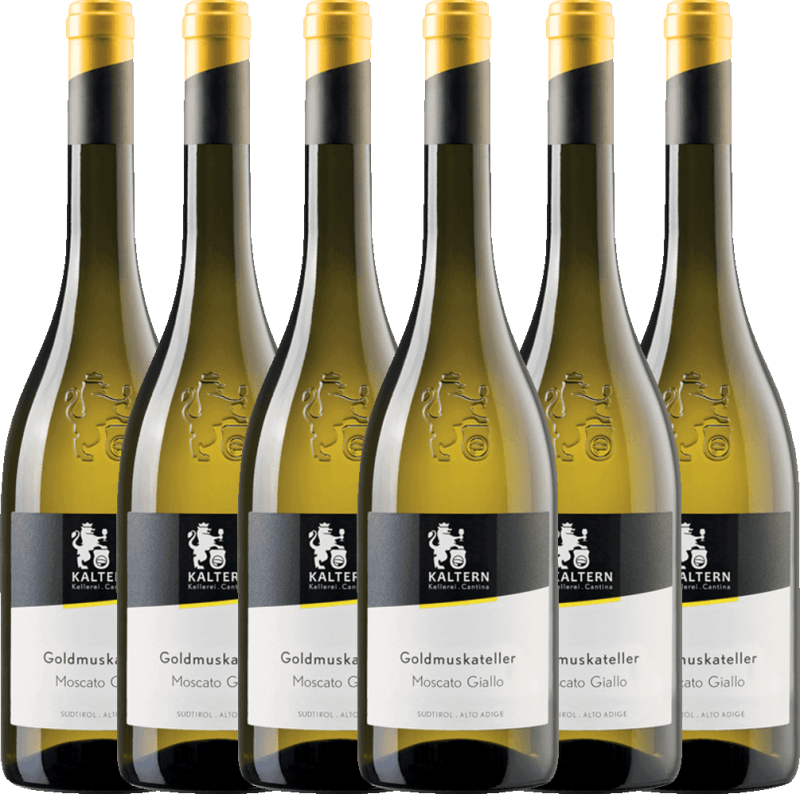 6er Vorteils-Weinpaket - Goldmuskateller lieblich Alto Adige DOC - Kellerei Kaltern