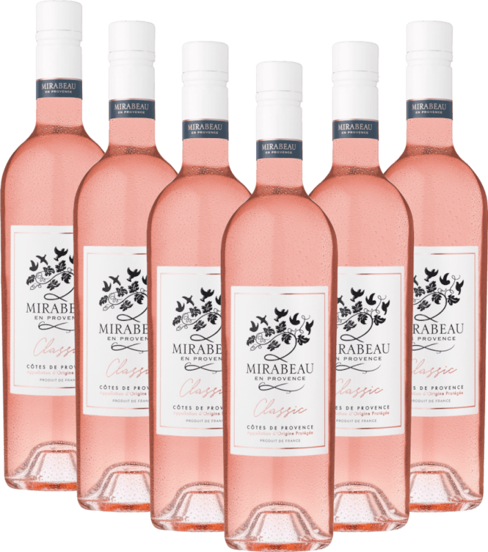 6er Vorteilspaket - Classic Rosé Cotes de Provence AOP - Maison Mirabeau