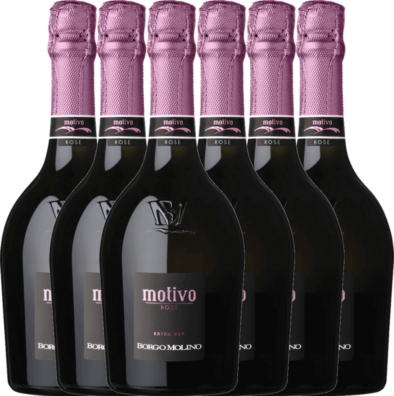 6 darabos előnyös borcsomag - Motivo Rosé extra száraz - Borgo Molino