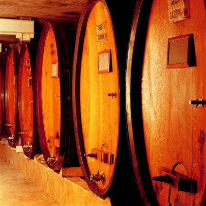 Domaine Schlumberge borok a pincében
