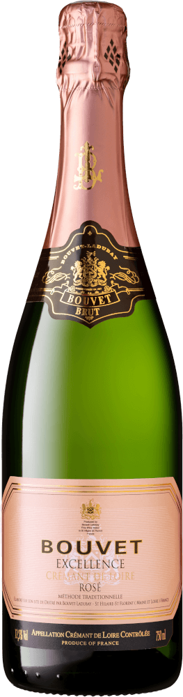 Vorschau: 3er Vorteils-Weinpaket - Crémant Brut Rosé Excellence - Bouvet Ladubay