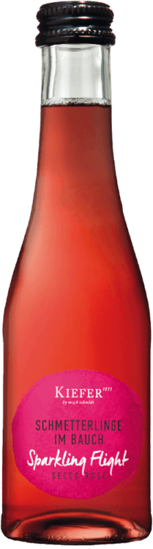 Schmetterlinge im Bauch Sparkling Flight Secco Rosé 0,2 L Piccolo - Weingut Kiefer