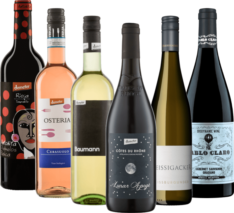 6er Probierpaket - Biodynamisch durchs Jahr mit VINELLO
