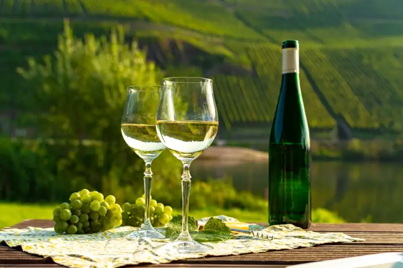 Riesling im Glas